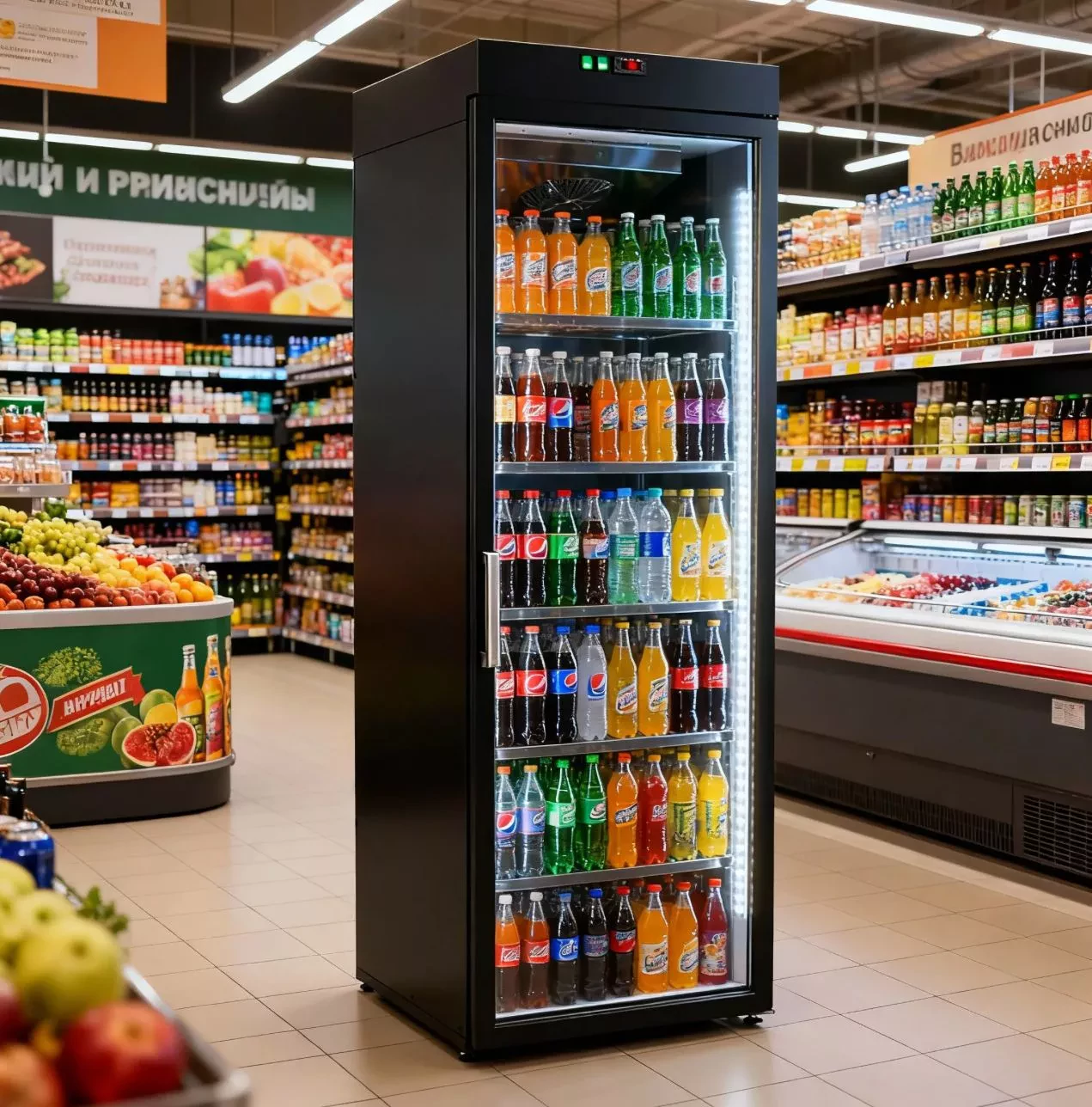 Оборудование Рязанский Холод ТИКСИ 1 ДВЕРЬ МОРОЗИЛЬНЫЙ СО СТЕКЛ ДВЕРЬЮ