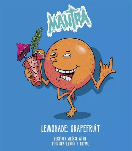 Пиво Мантра Lemonade: Pink Grapefruit & Thyme